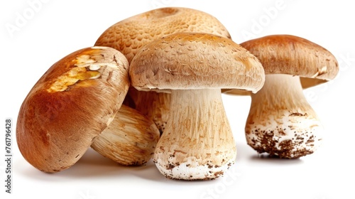 Isolated Crimini Mushrooms - Fresh and Nutritious Vegetable Cuisine Ingredient