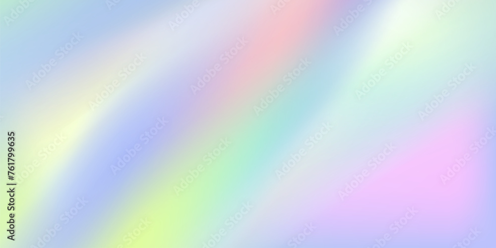 Translucent backdrop features rainbow prism light effect, holographic reflections, crystal flare leaks, shadows overlaying abstract iridescent light. Gradient background, prism like sparkling lights.