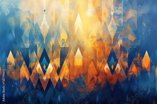 abstract background for jewish american heritage month (Jahm)