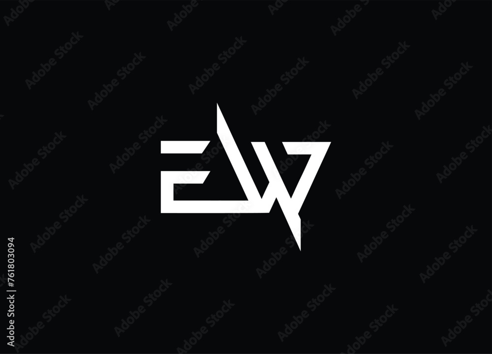 EW Letter Logo Design Creative Modern Letters Vector Icon Logo EW Letter Logo Design Creative Modern Letters Vector Icon Logo