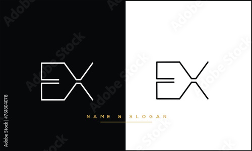 EX, XE, E, X, Abstract Letters Logo Monogram