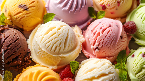 Ice cream background  desert wallpaper  frosty food  ice cream commercial and product presentation