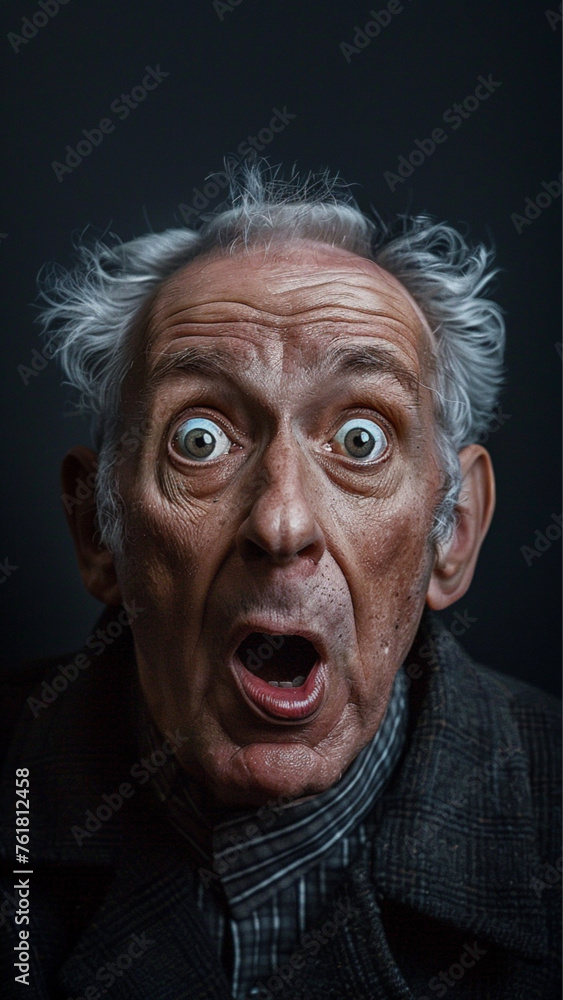 cinematic, photo, gentleman in his 50's to 40's with a shocked look in his face like something is hurting him cinematic, photo, gentleman in his 50's to 40's with a shocked look in his face like something is hurting him