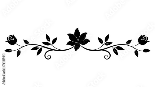 Exquisite Floral Border Design Vector Elevate Your Designs with Stunning Botanical Elements