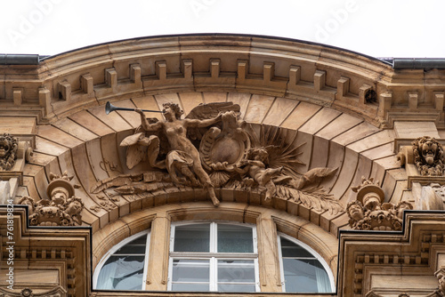 Ornamental detail from classic buildings in Munich, Germany photo