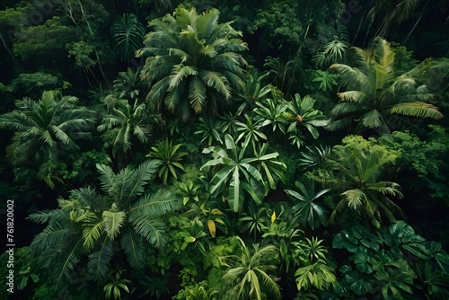 Tropical forest from above