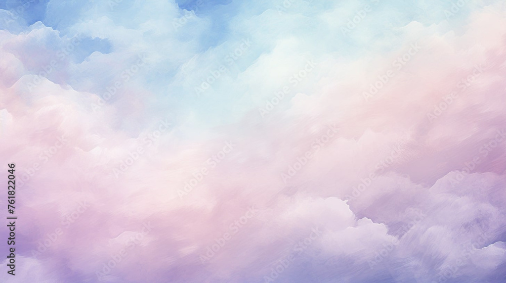 abstract dreamy pastel watercolor sky texture copy space background, ethereal and serene