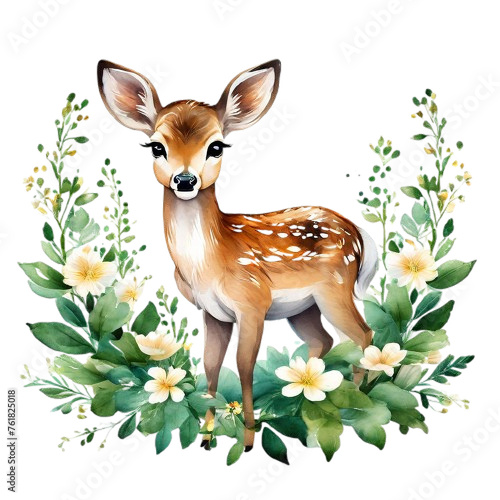 Deer in the woods