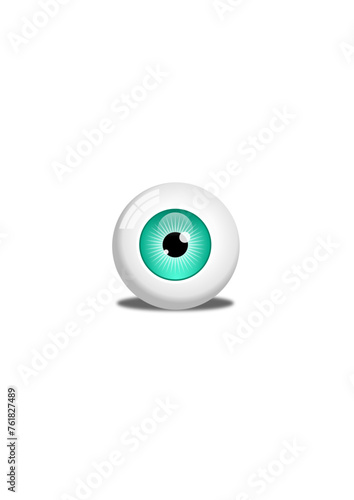 eyeball eye icon vector picture pupil iris