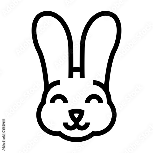 A vector illustration of an Easter Bunny