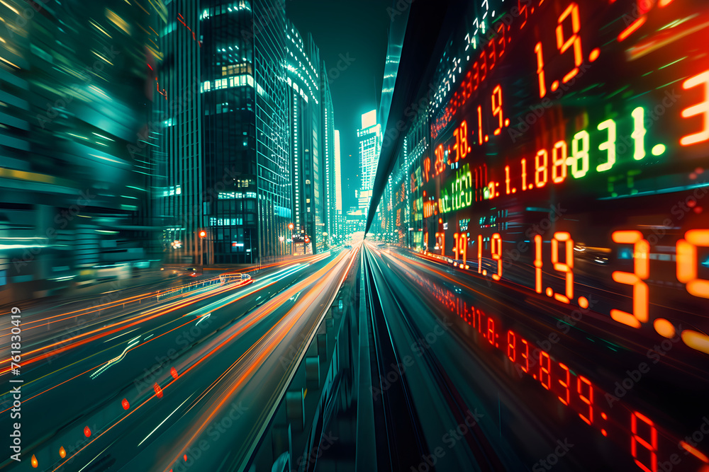 High-Speed Stock Market Movement: A Digital Representation of the Pace of Trading Activity