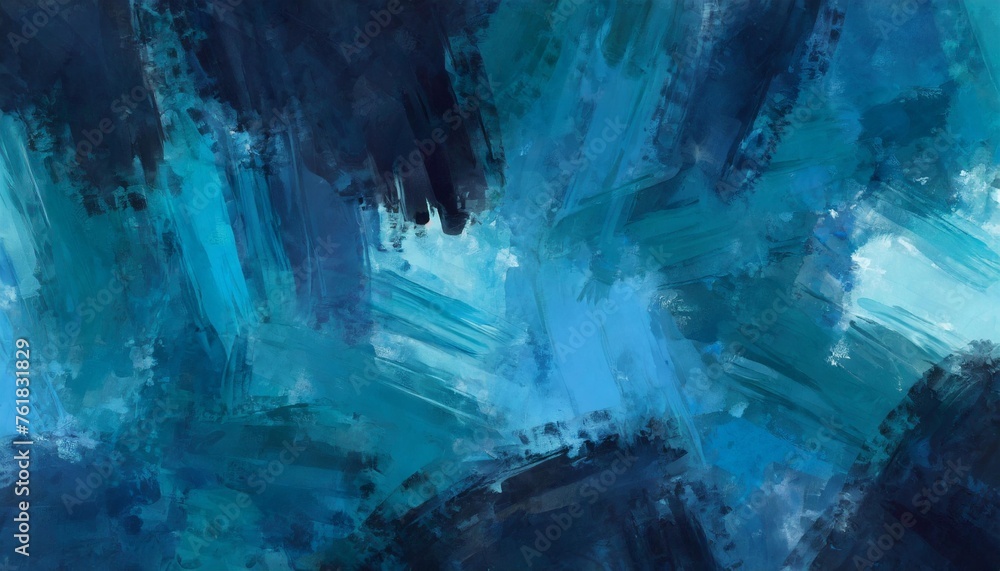 artistic hand painted multi layered dark blue background - obrazy, fototapety, plakaty 