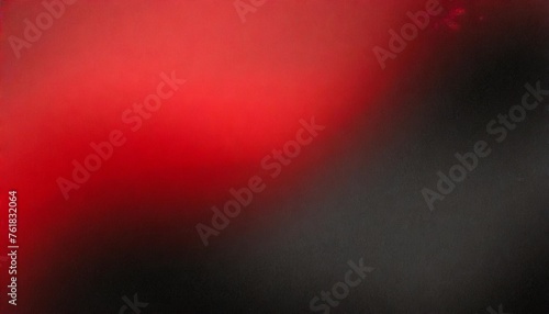 red black abstract blurred color gradient background with grainy texture effect copy space