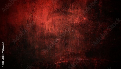 dark grunge background with scratches scary red dark walls concrete cement texture for background