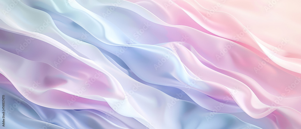 Wavy pastel silk fabric texture background Wavy pastel silk fabric texture background