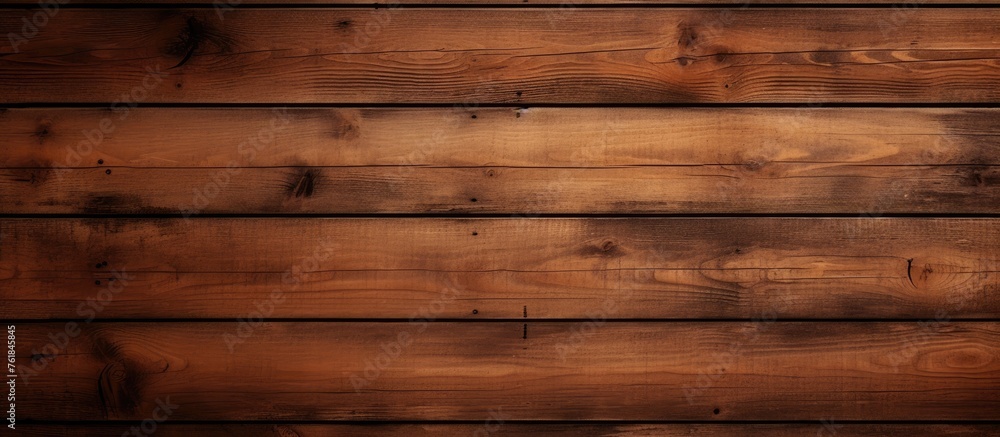 A closeup image showcasing a rectangle of brown hardwood plank flooring, with tints and shades of amber wood stain, as a building material A closeup image showcasing a rectangle of brown hardwood plank flooring, with tints and shades of amber wood stain, as a building material