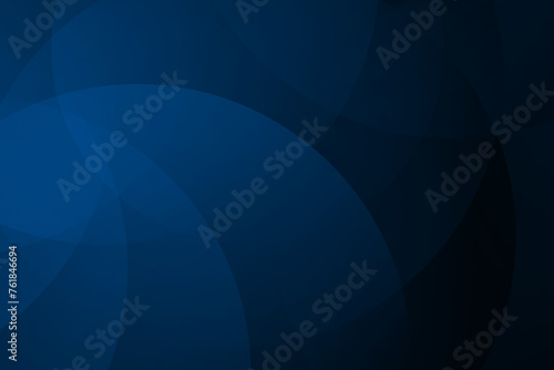 Blue Black Dark Abstract Background Sphere Curve Gradient Dark Blue Illustration. Wallpaper Presentation Education Business Design Layers Overlap Gradient Colors 