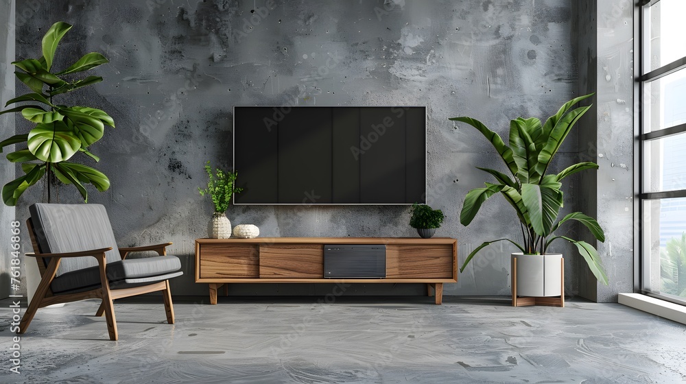 Fototapeta premium modern cabinet tv