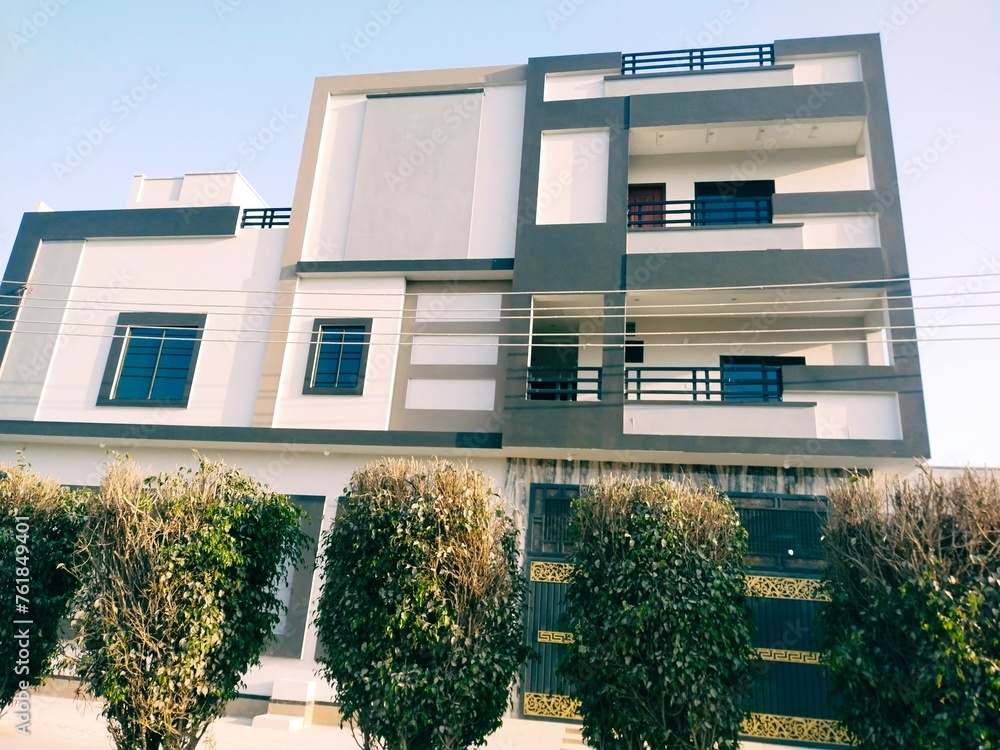 building Double storey house full furnished rooms building Double storey house full furnished rooms