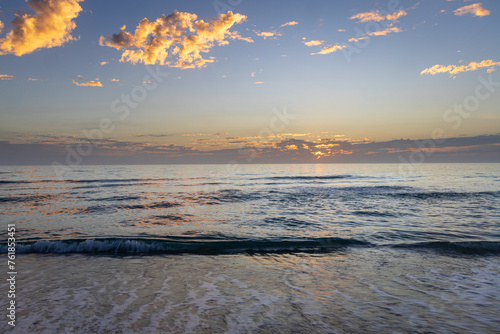 Photo of a sunset on the Florida Gulf Coast at Blind Pass Beach