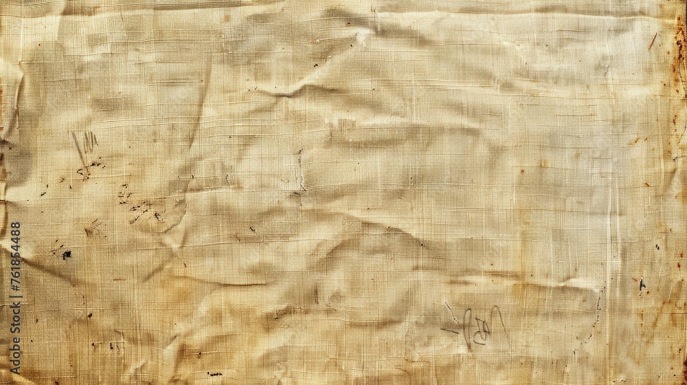 a beige aged linen texture on paper, scrapbook paper, distressed edges. Old vintage paper texture banner background. Light brown paper a beige aged linen texture on paper, scrapbook paper, distressed edges. Old vintage paper texture banner background. Light brown paper