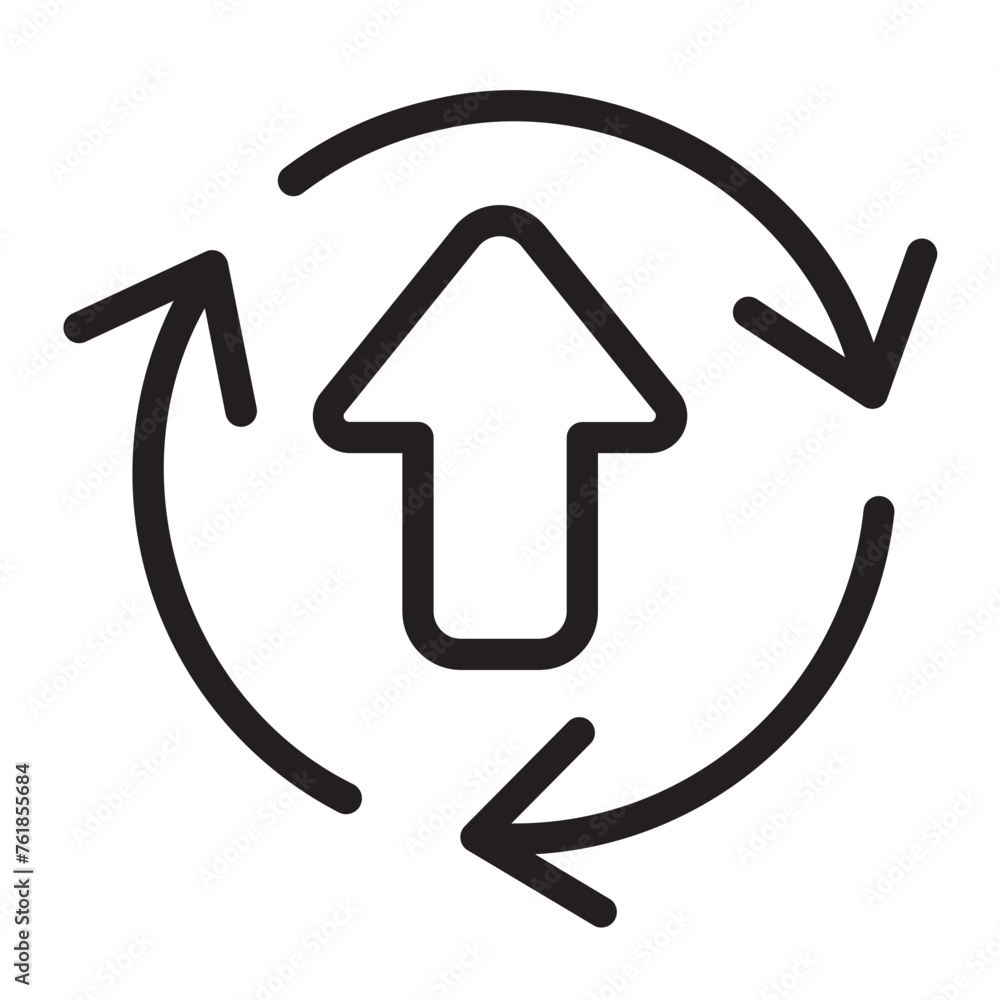 continuous improvement line icon continuous improvement line icon