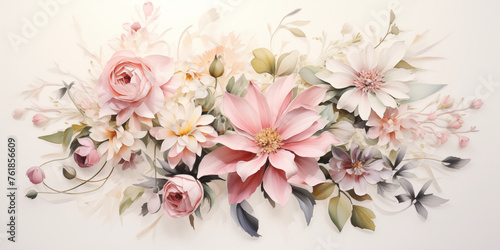 Serene display of paper crafted flowers in pastel hues  ideal for elegant designs