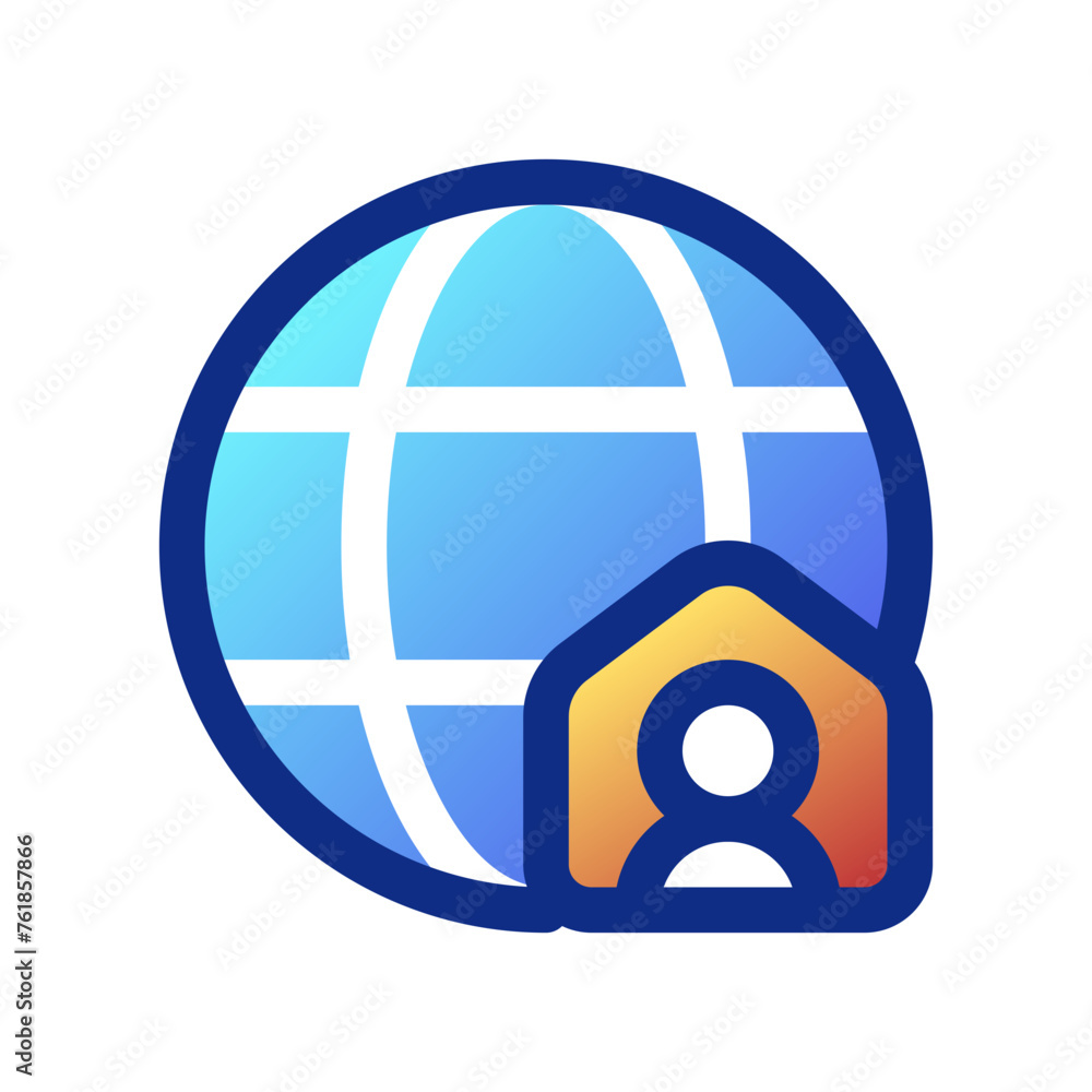 Editable internet connection, home network vector icon. Remote work, job, profession, freelance. Part of a big icon set family. Perfect for web and app interfaces, presentations, infographics, etc Editable internet connection, home network vector icon. Remote work, job, profession, freelance. Part of a big icon set family. Perfect for web and app interfaces, presentations, infographics, etc