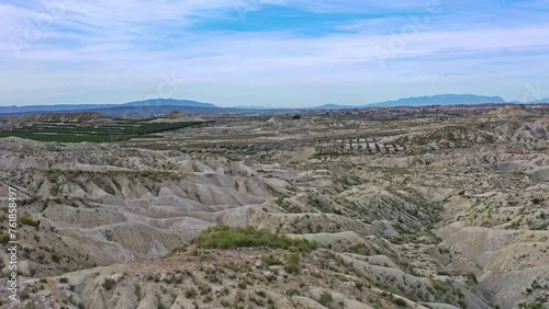 The Badlands of Abanilla and Mahoya in the Murcia region in Spain photo