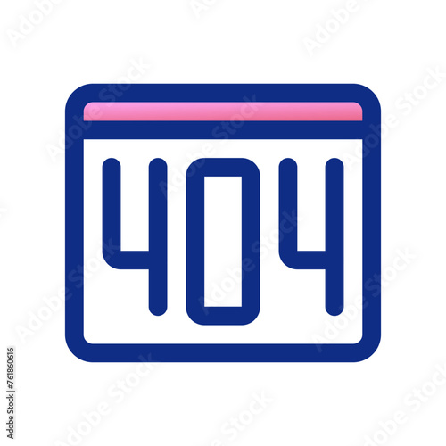 Editable 404 error, page not found vector icon. Part of a big icon set family. Perfect for web and app interfaces, presentations, infographics, etc