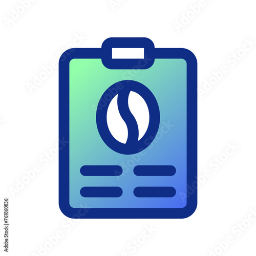 Editable coffee shop menu vector icon. Cafe, coffee shop, restaurant, drink, beverages. Part of a big icon set family. Perfect for web and app interfaces, presentations, infographics, etc