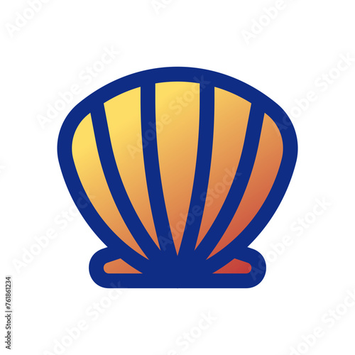 Editable sea shell vector icon. Part of a big icon set family. Perfect for web and app interfaces, presentations, infographics, etc