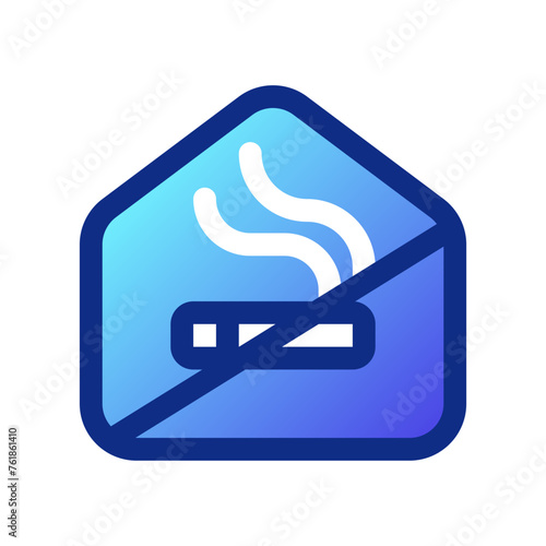 Editable no smoking room vector icon. Part of a big icon set family. Perfect for web and app interfaces, presentations, infographics, etc