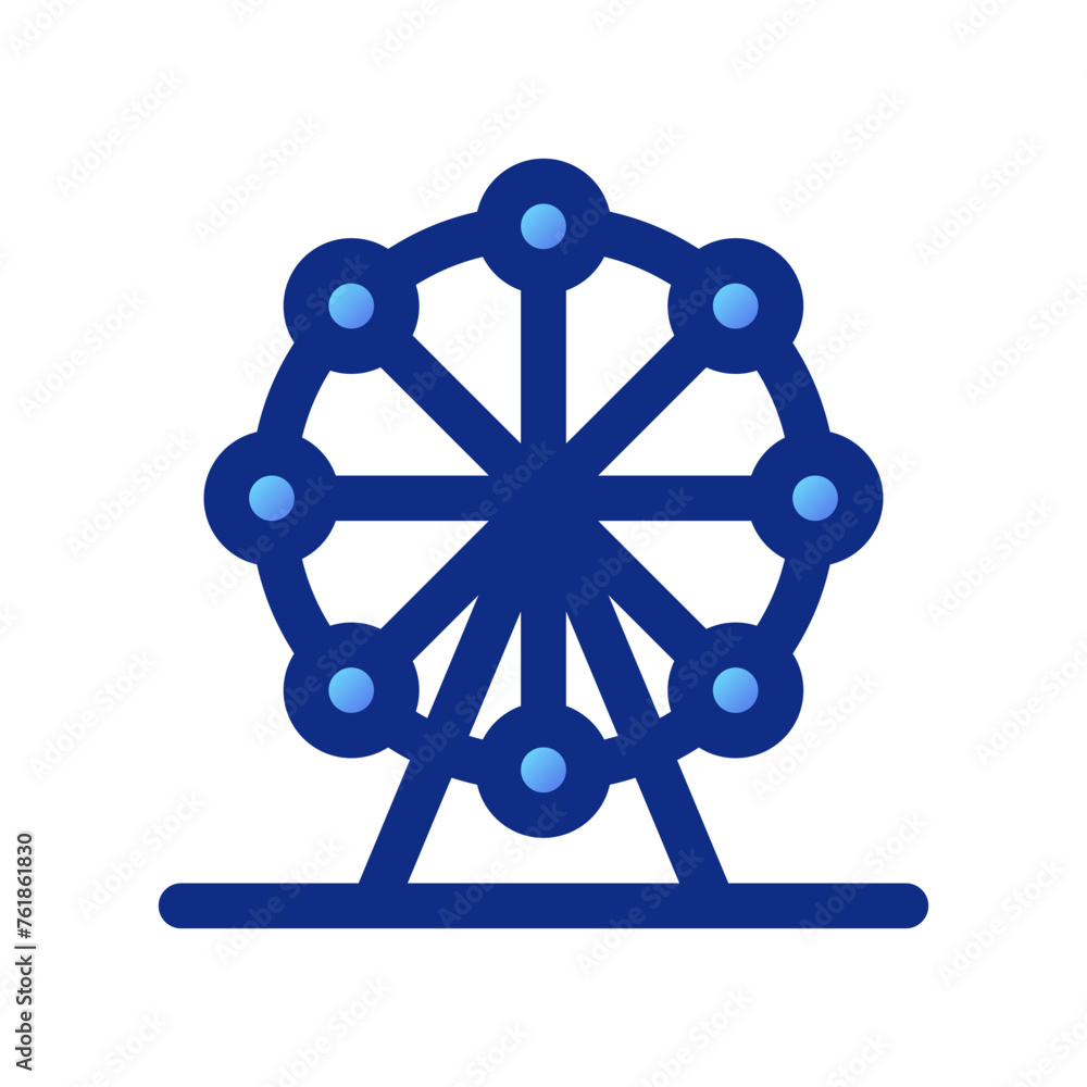Editable ferris wheel, amusement park vector icon. Part of a big icon set family. Perfect for web and app interfaces, presentations, infographics, etc Editable ferris wheel, amusement park vector icon. Part of a big icon set family. Perfect for web and app interfaces, presentations, infographics, etc