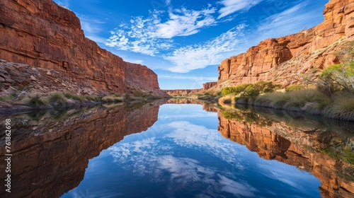 kings canyon, northern territory, australia photo