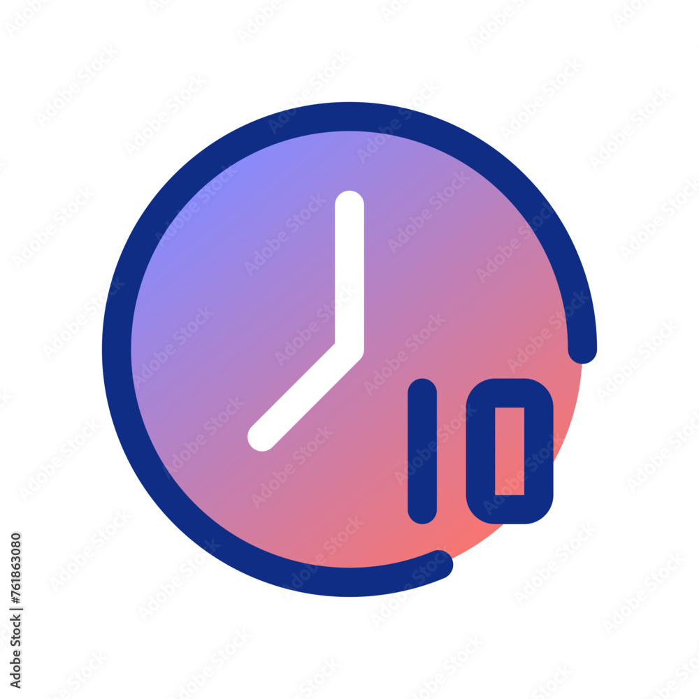 Editable countdown timer 10 seconds vector icon. Part of a big icon set family. Perfect for web and app interfaces, presentations, infographics, etc Editable countdown timer 10 seconds vector icon. Part of a big icon set family. Perfect for web and app interfaces, presentations, infographics, etc