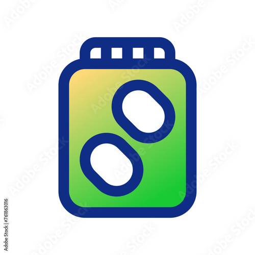 Editable pickle jar vector icon. Part of a big icon set family. Perfect for web and app interfaces, presentations, infographics, etc