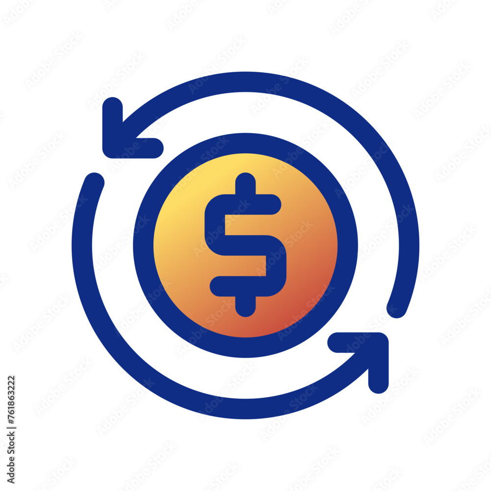 Editable cashflow vector icon. Part of a big icon set family. Perfect for web and app interfaces, presentations, infographics, etc Editable cashflow vector icon. Part of a big icon set family. Perfect for web and app interfaces, presentations, infographics, etc