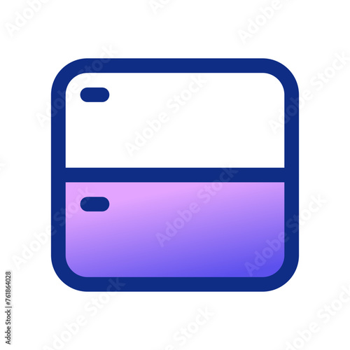 Editable vector vertical split screens icon. Part of a big icon set family. Perfect for web and app interfaces, presentations, infographics, etc