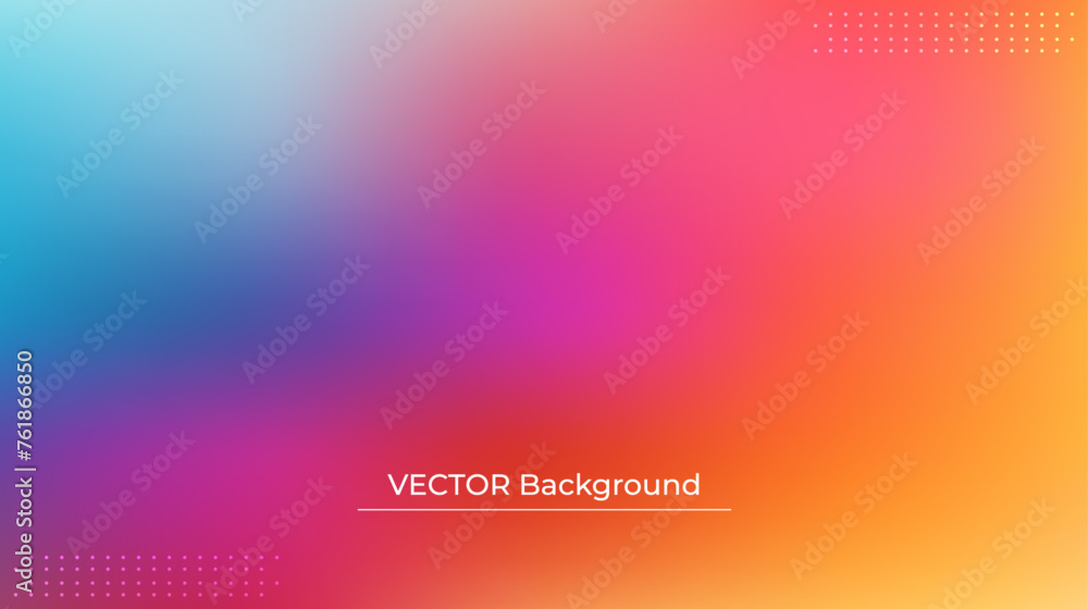 Smooth and blurry colorful gradient mesh background. Modern bright rainbow colors. Easy editable soft colored vector banner template. Premium quality Smooth and blurry colorful gradient mesh background. Modern bright rainbow colors. Easy editable soft colored vector banner template. Premium quality