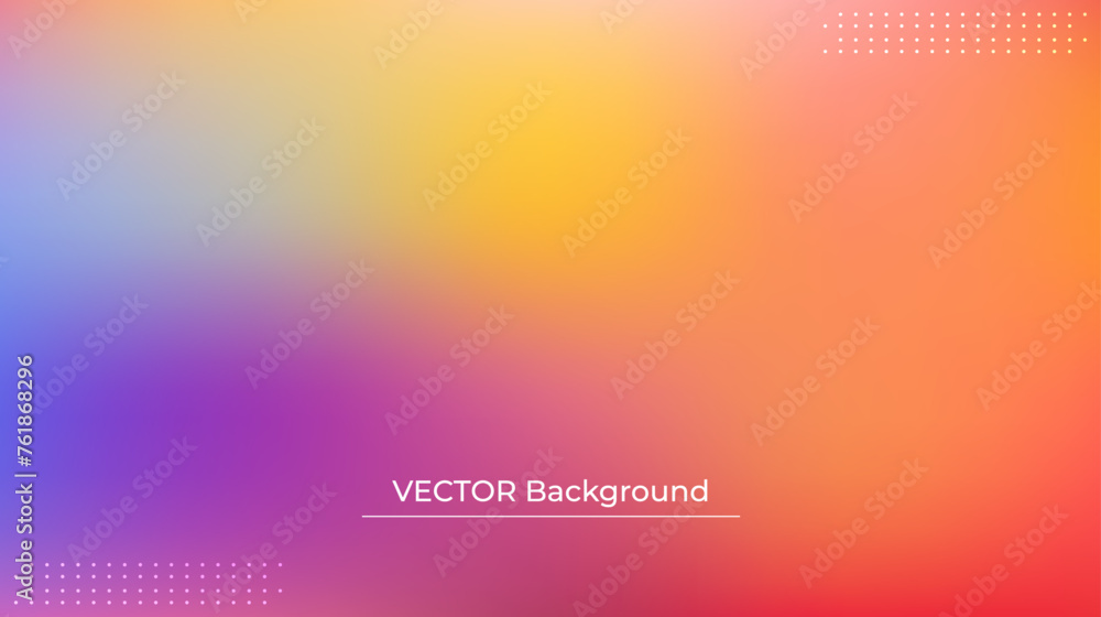 Abstract blurred gradient mesh background in bright rainbow colors. Colorful smooth banner template. Easy editable soft colored vector illustration in EPS10 without transparency. Abstract blurred gradient mesh background in bright rainbow colors. Colorful smooth banner template. Easy editable soft colored vector illustration in EPS10 without transparency.