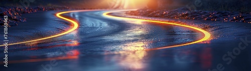 Predictive Pathways: Winding Abstract Roads to Equipment Efficiency