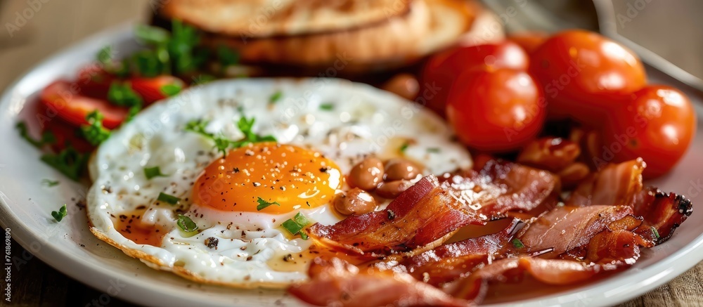 Close-up image of an ideal morning meal. Close-up image of an ideal morning meal.