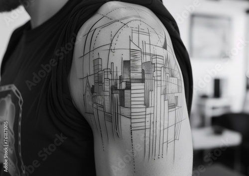 Architecture Tattoo Buildings Design