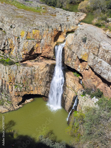 La Cimbarra waterfall in the Despeñaperros National Park, province of Jaén