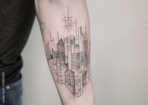 Architecture Tattoo Buildings Design