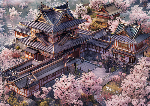 japanese temple in kyoto country