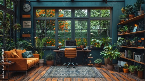 Dive into the world of home offices, check out these cozy setups capturing the vibe of remote work. Stay comfy and productive wherever you are with these snapshots of modern work environments.
 photo
