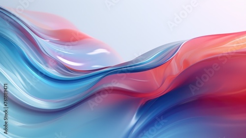 3d liquid beautiful shiny gradient waves background