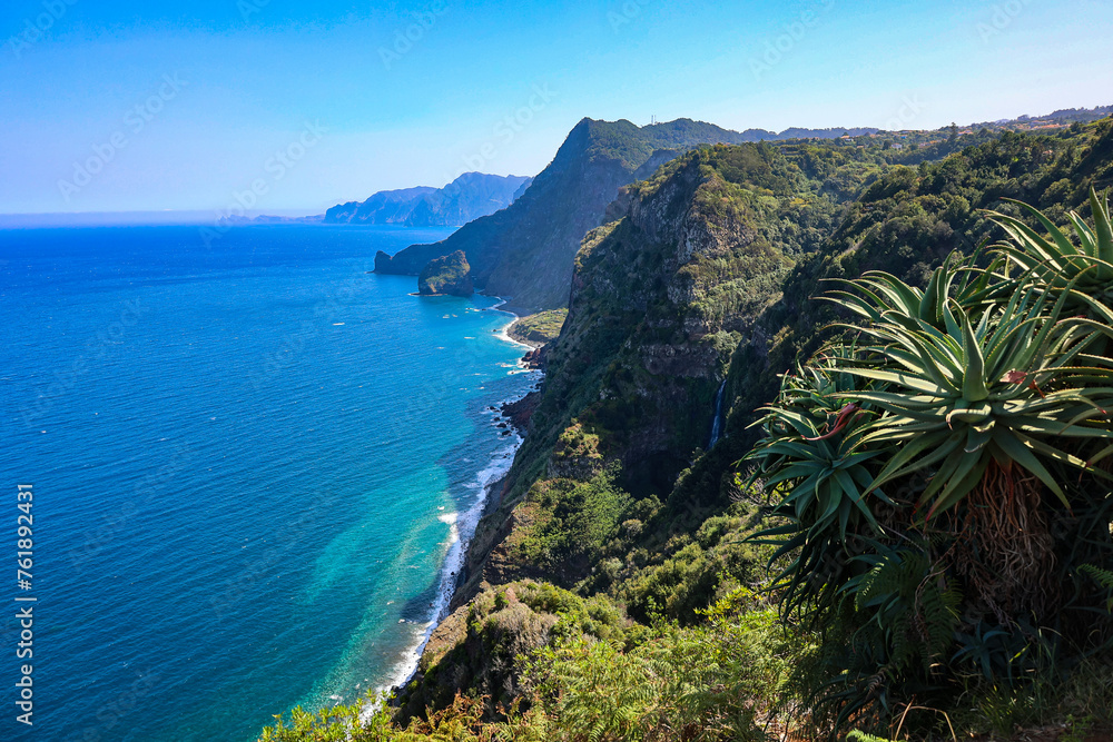 Fototapeta premium Miradouro da Quinta do Furão, View from the hotel Quinta do Furao, Madeira Island, Portugal